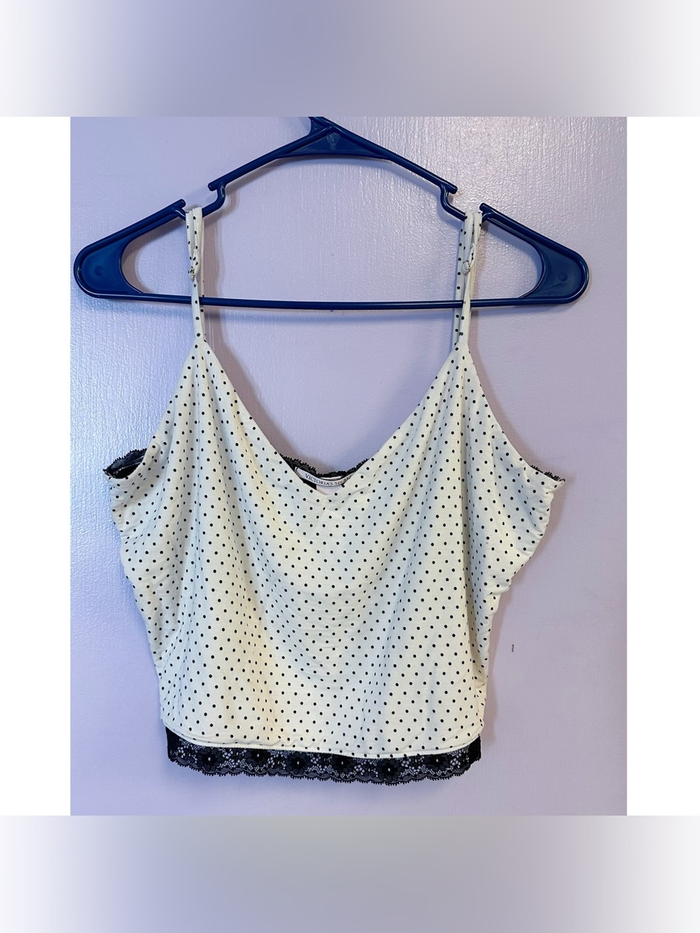 Victoria's Secret Polka Dot with Lace Size XL